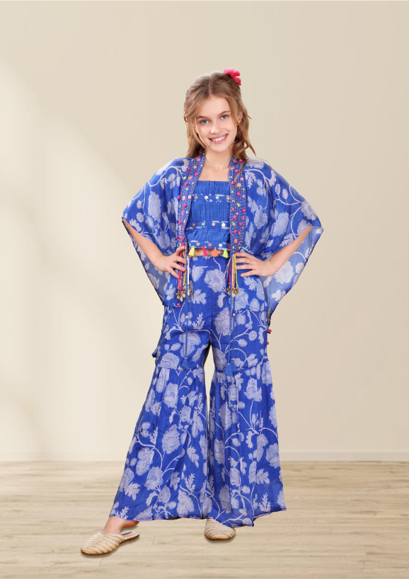 KAFTAN WITH INNER AND SHARARA